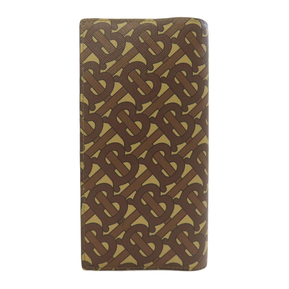 Burberry Wallet motif leather logo long